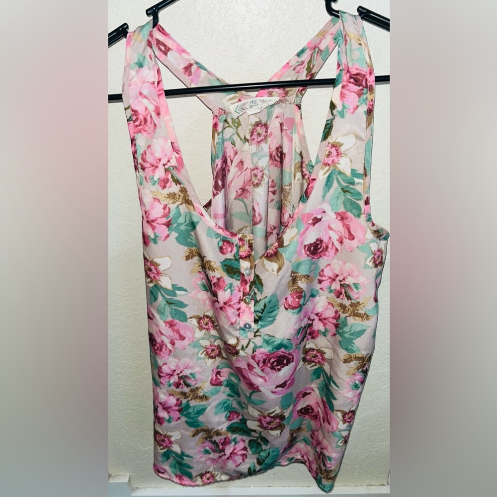 Large sheer tank top